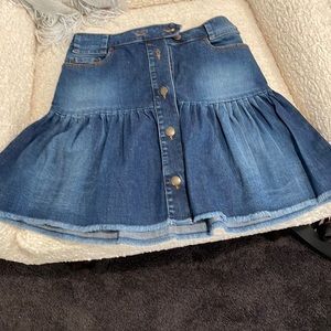 Red Valentino Denim Skirt